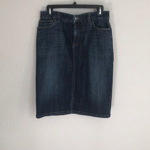 Chico’s denim skirt